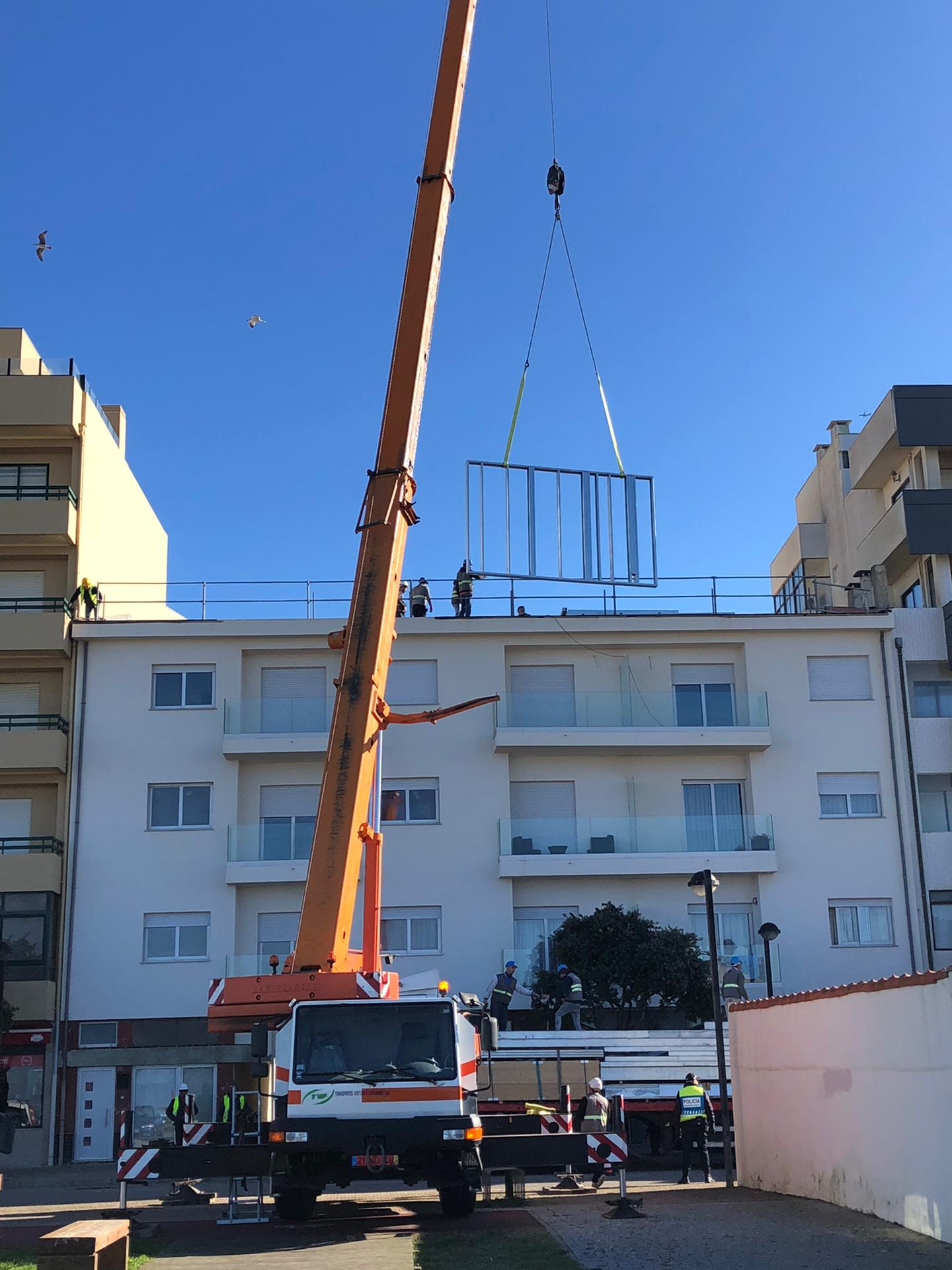 Obra em construção LSF da Blink.house