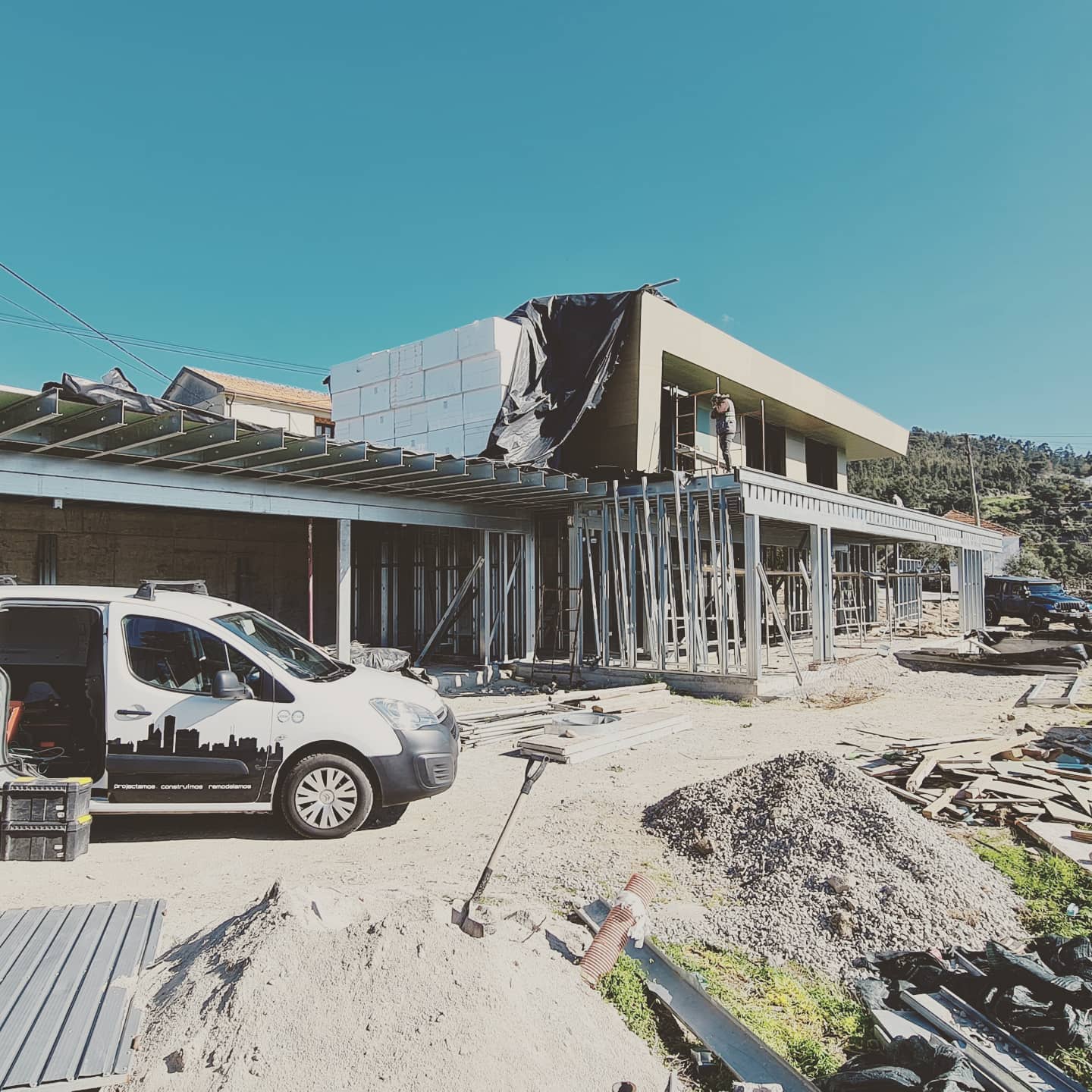 Obra em Light Steel Frame da Blink.house 3